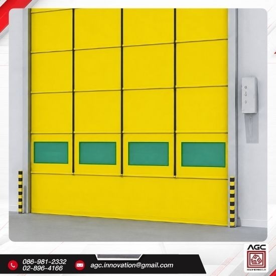 บริษัทรับติดตั้งประตูอุตสาหกรรมและประตูผ้าใบความเร็วสูง (Industrial Sectional & High-Speed Door)